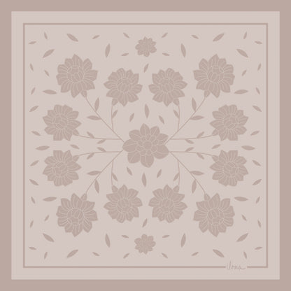 Kalocsa 100% Mulberry Silk Scarf - Gyöngy