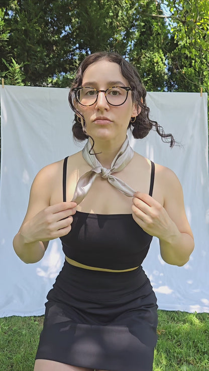 Kalocsa 100% Mulberry Silk Scarf - Gyöngy