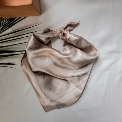 Kalocsa 100% Mulberry Silk Scarf - Gyöngy
